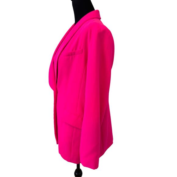 RACHEL ROY X RTR Women's Pink One Button Blazer Jacket Size Medium - Picture 3 of 6